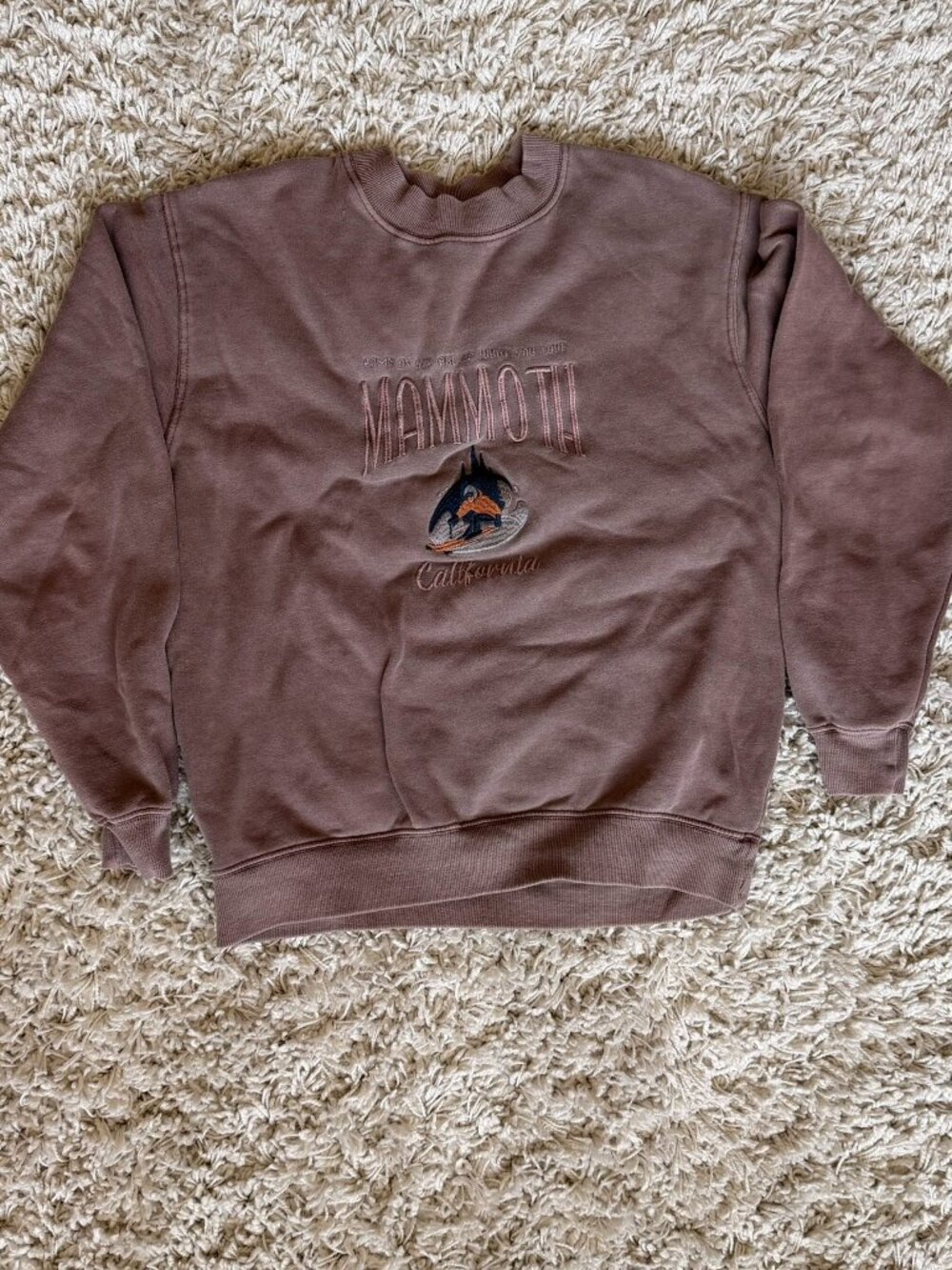 PacSun small MAMMOTH crewneck